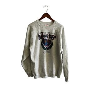 Vintage 1993 Great Reno Balloon Race Sweatshirt Hanes USA XL Raglan Crewneck